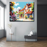 Painting by Numbers England Small Town